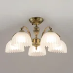 Люстры светодиодные для потолка: бронзовая люстра с хрусталем, люстры на натяжной потолок