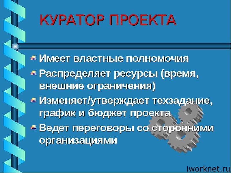 Функции куратора проекта